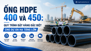 Ống HDPE 400 Và 450: Quy Trình Đặt Hàng Đặc Biệt Cho Dự Án Hạ Tầng Lớn