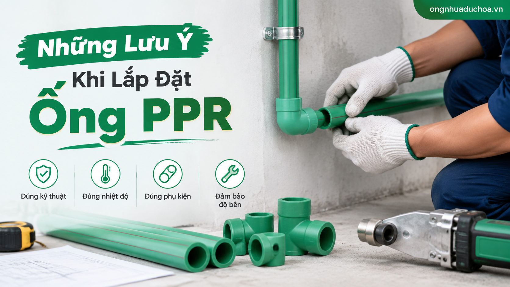 Những Lưu Ý Khi Lắp Đặt Ống PPR