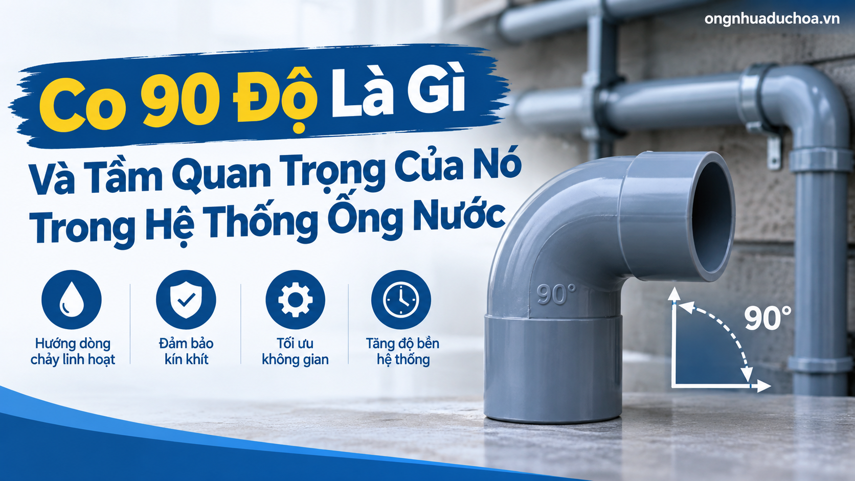 Co 90 Độ Là Gì Và Tầm Quan Trọng Của Nó Trong Hệ Thống Ống Nước