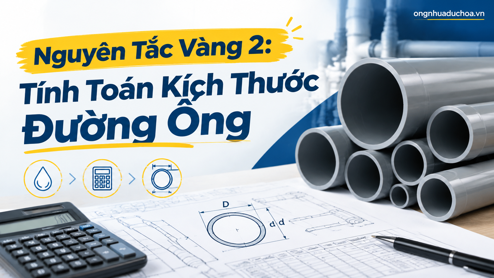 Nguyên Tắc Vàng 2: Tính Toán Kích Thước Đường Ống Nguyên Tắc Vàng 2: Tính Toán Kích Thước Đường Ống