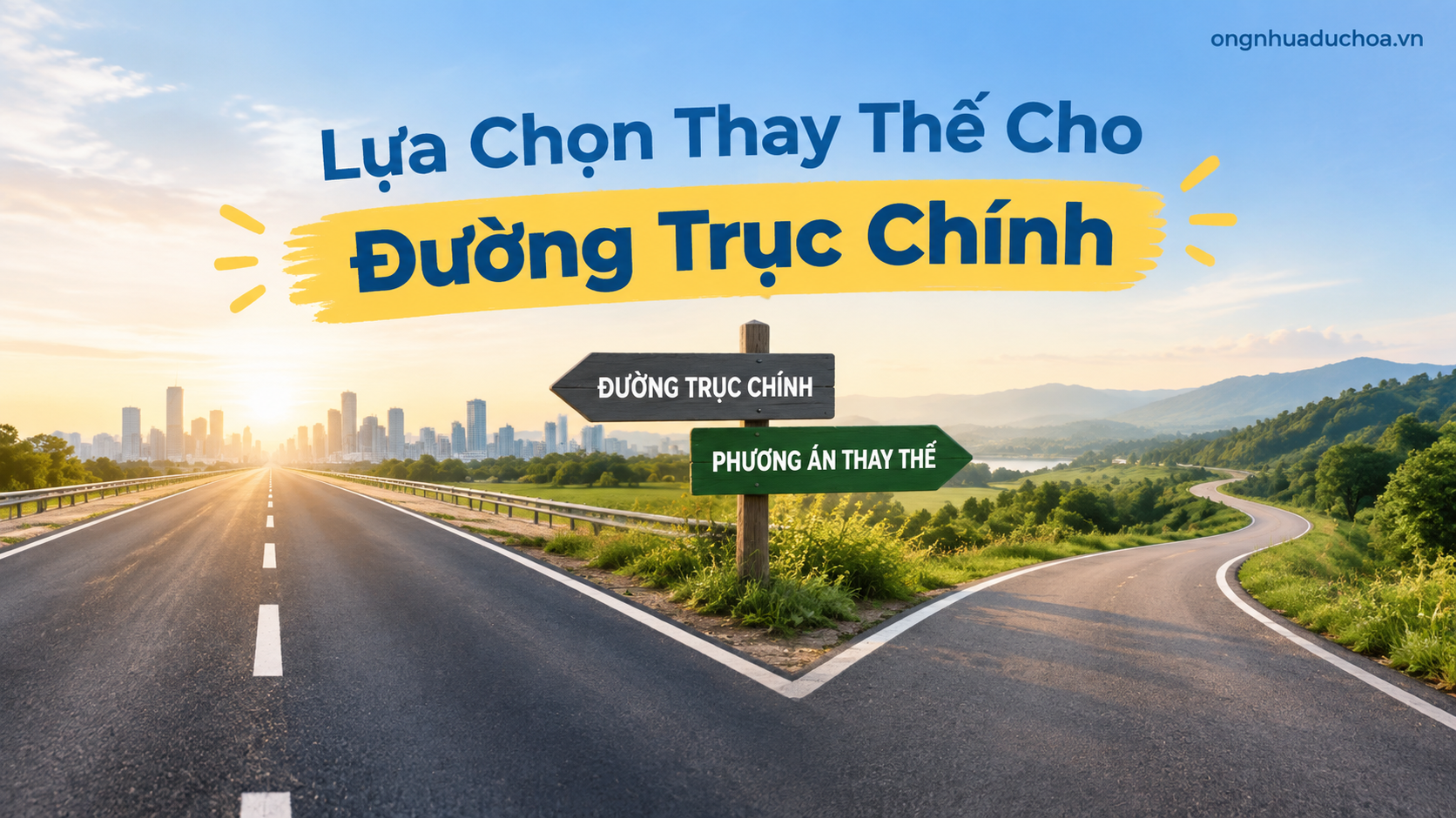 Lựa Chọn Thay Thế Cho Đường Trục Chính Lựa Chọn Thay Thế Cho Đường Trục Chính