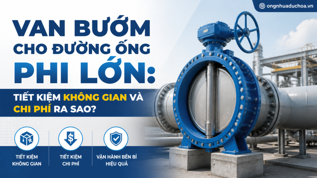 Van Bướm Cho Đường Ống Phi Lớn: Tiết Kiệm Không Gian Và Chi Phí Ra Sao?